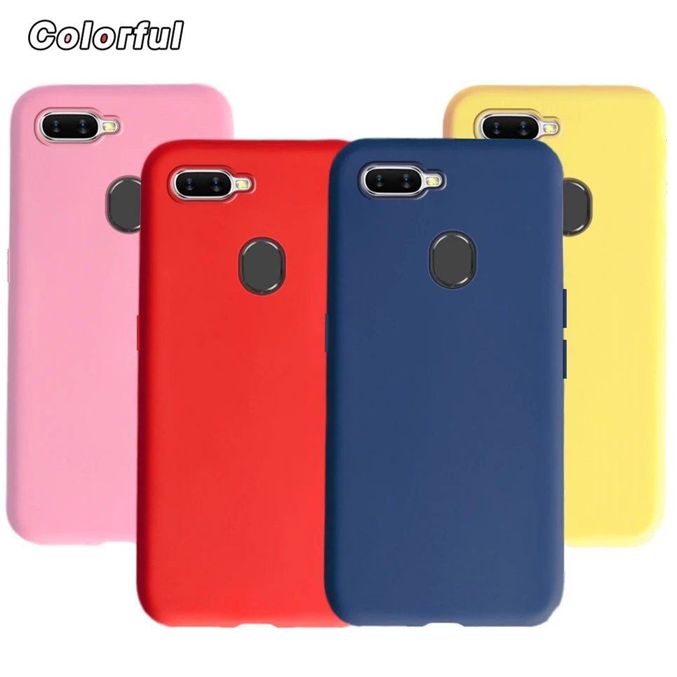 

Skin-friendly Case For Oppo A5s AX5s CPH1909 Liquid Silicone Cases For oppo A5S A5 S oppo ax5s Slim Soft TPU Cover OPPO CPH1912