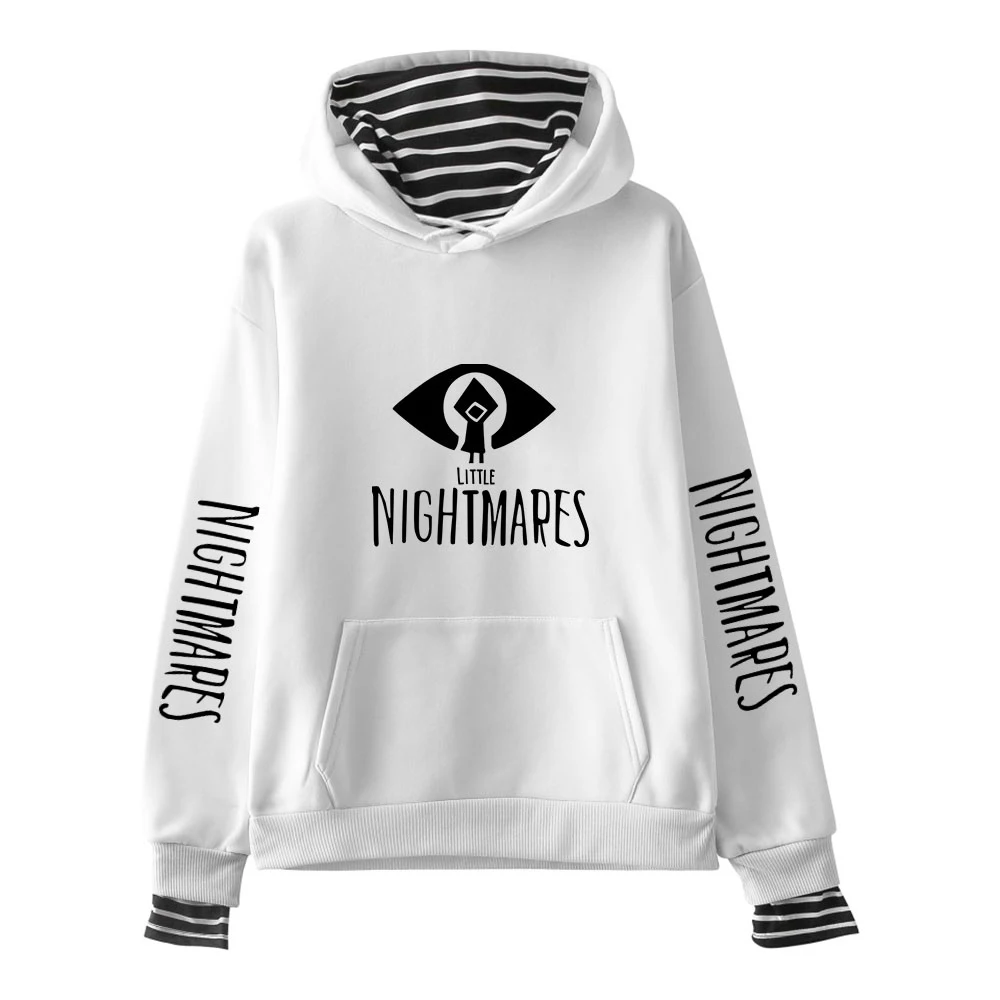 

Kpop Women Sweatshirt Little Nightmares Hoodie Female Fake Two Piece Hoodie Girls Sweatshirt Harajuku Fashion Clothes Girl