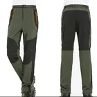 NUONEKO мужские и женские походные брюки зимние спортивные уличные флисовые водонепроницаемые горные походные треккинговые лыжные плотные брюки PM50