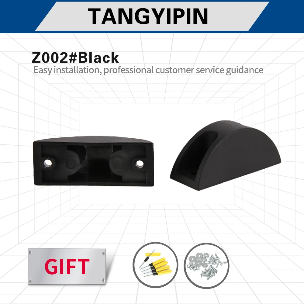 

TANGYIPIN Z002 багажные нижние гвозди, чемодан на колесиках, Сменные аксессуары для чемодана, пара черных пластиковых подставок для ног