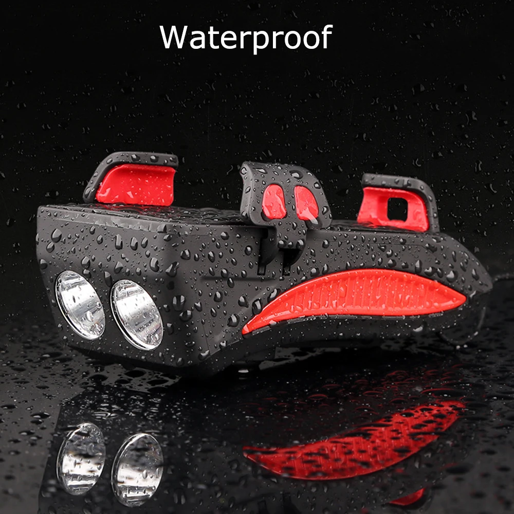 Многофункциональным велосипед светильник USB Перезаряжаемые спереди 4000 мА/ч