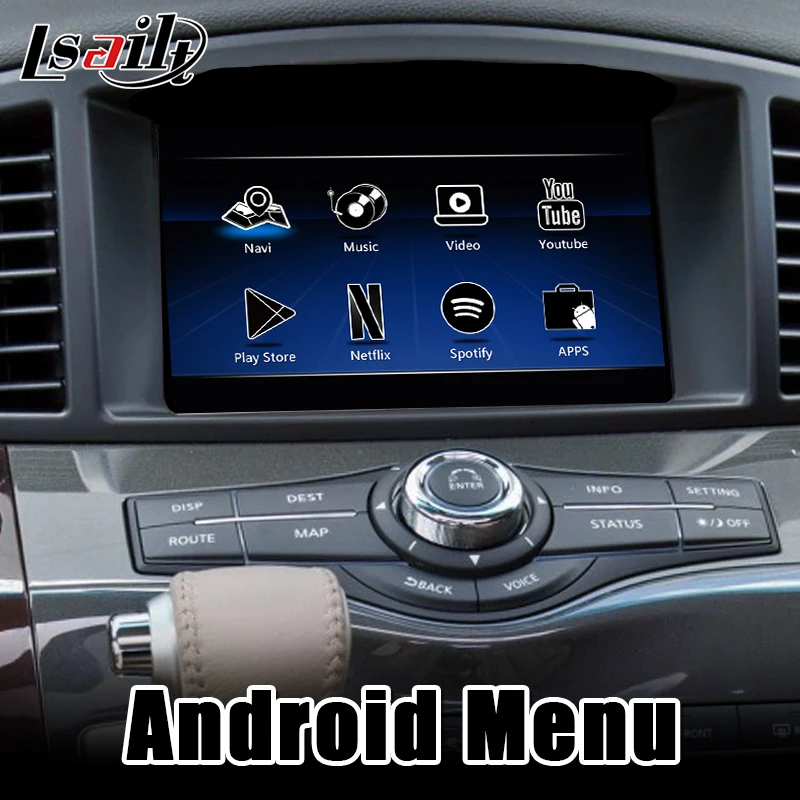 Lsailt PX6 4 Гб CarPlay/Android интерфейс с YouTube Netflix Android авто для 2011 2017 армады патруль Pathfinder
