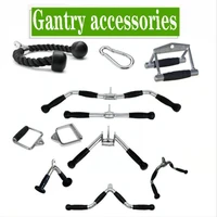 new fitness equipment accessories gantry fitness handle v shaped handle t bar rowing handle fitness pull down bar
