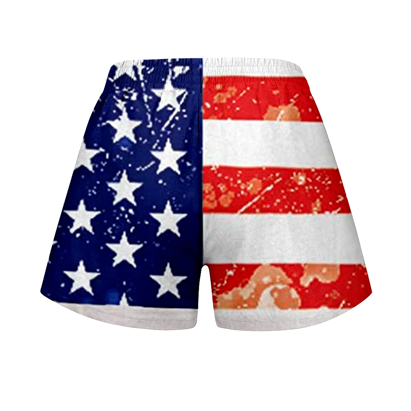 

Donsignet Summer New Women's Shorts Star Stripe Print Loose Women Shorts Shorts for Women