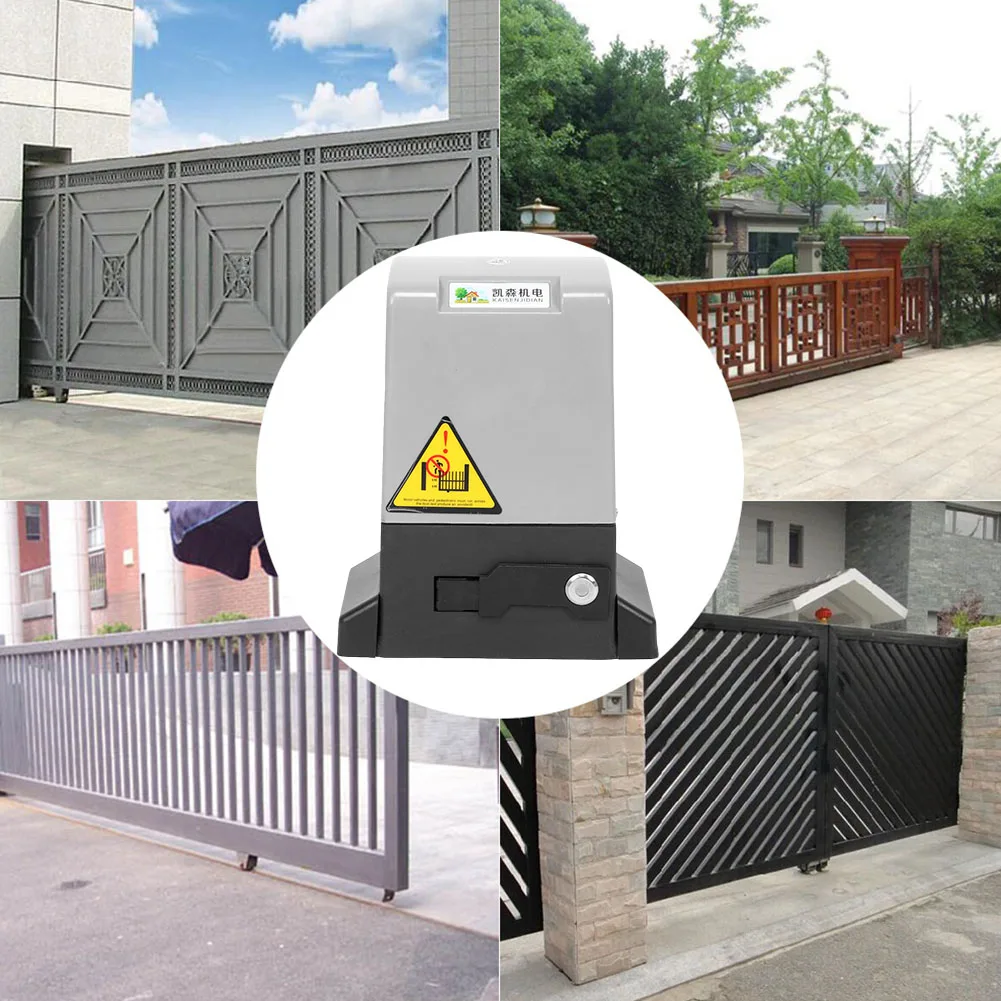 370 Вт регулируемый Автоматический раздвижной Открыватель ворот для раздвижных с