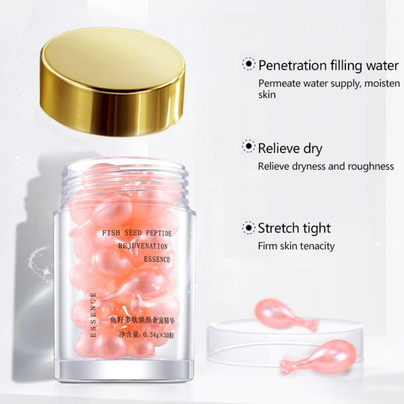 90Pcs Wrinkle Remove Face Care Vitamin E Extract Cream Whitening And Anti Aging Face Serum