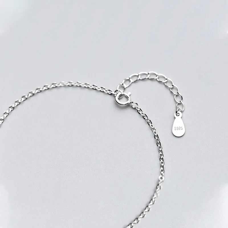 Сердце 925 стерлингового серебра браслет цепь для ног и цепочкой на щиколотке с