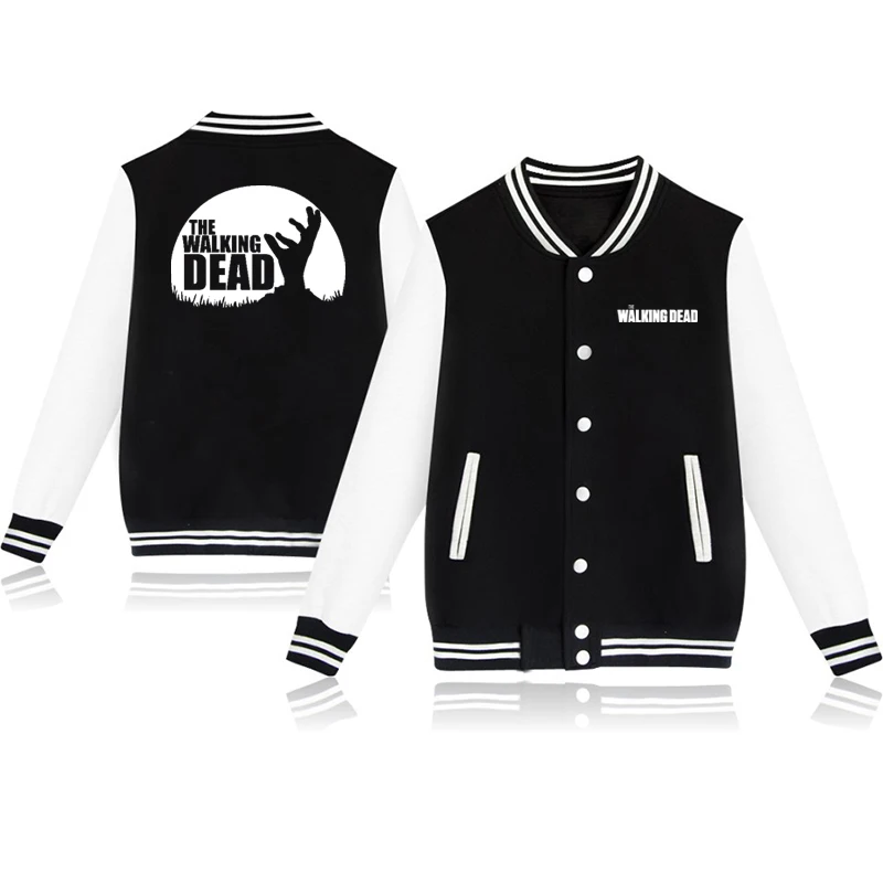 

Men Women Kids the Walking Dead Jacket Printing Jacket Coat for Boys Girls Teens Couple Cotton Baseball Jerseys Slim Fit Jacket
