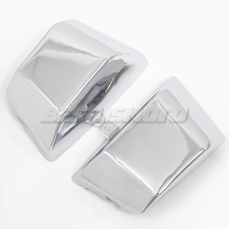 Боковой обтекатель для мотоцикла из хромированной стали и металла аккумулятора