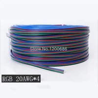 4pin wire 20awg 4 pin rgb led extension wire cable 20 awg wire connector cable for 3528 5050 led strip