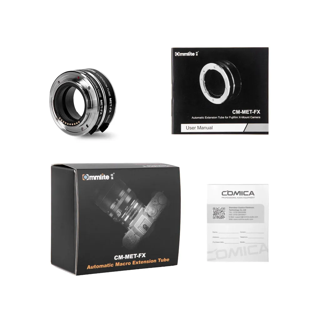 COMMLITE CM MET FX автоматический Удлинительный кольцевой адаптер для объектива