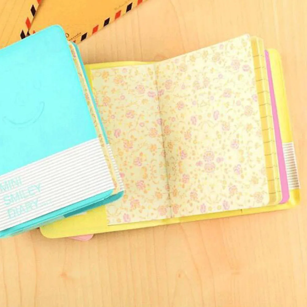 1 шт. улыбка записная книжка мини Портативный карманный блокнот школы