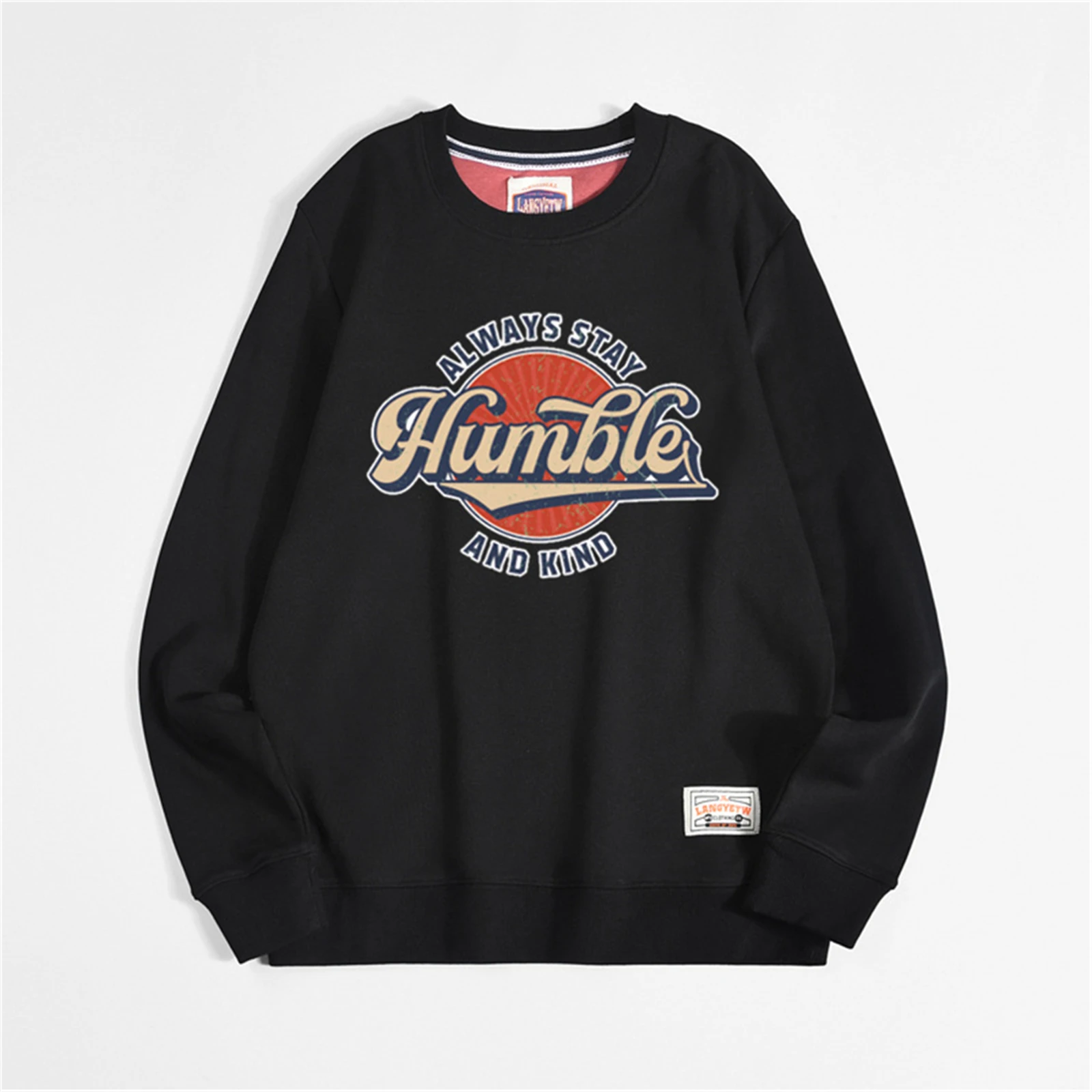 

Mens Round Neck Print Pattern Sweatshirt Hip Hop Hoodies
