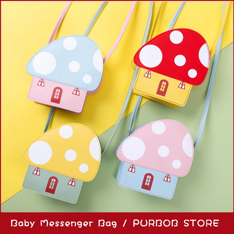 Мини детские сумки через плечо сумка с мультипликационным принтом кошелек для