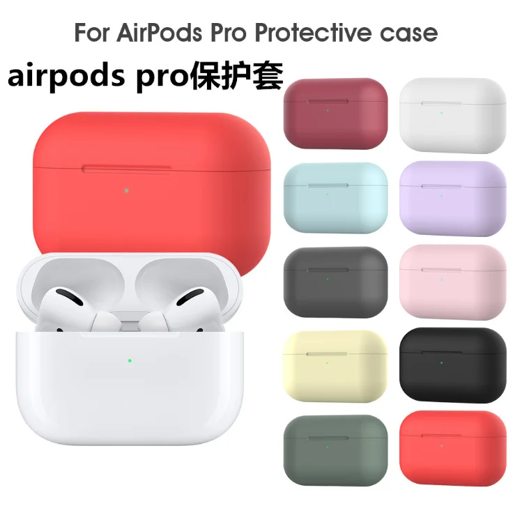 Силиконовый чехол для Apple Airpods Pro беспроводная bluetooth гарнитура защитный airpods