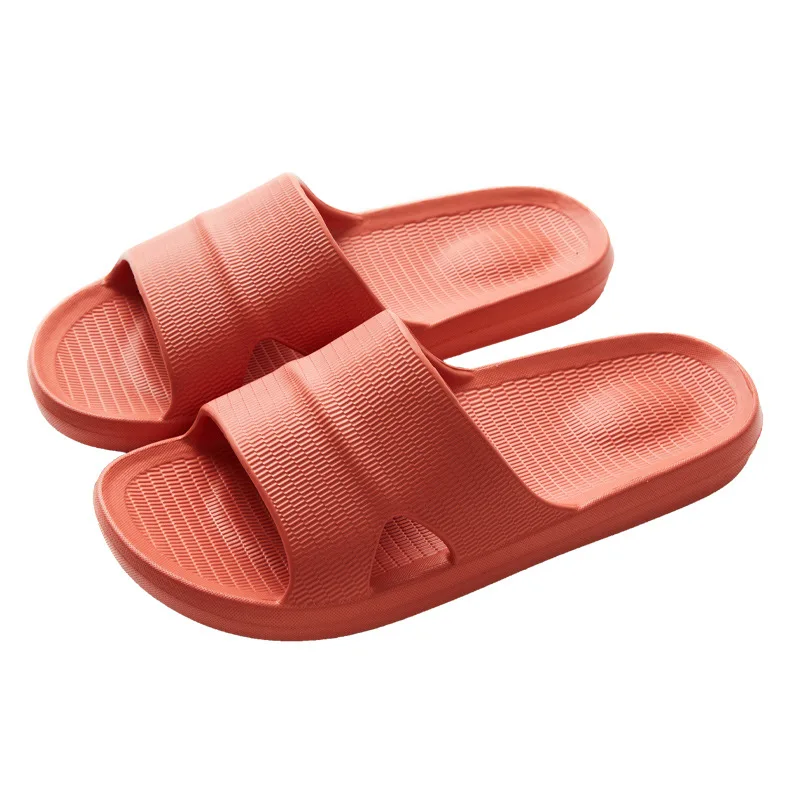 

Indoor Massage Women Bath Slippers Comfortable EVA Non-slip Bedroom Couples Flat Shoes Lightweight Solid Home Ladies Slides