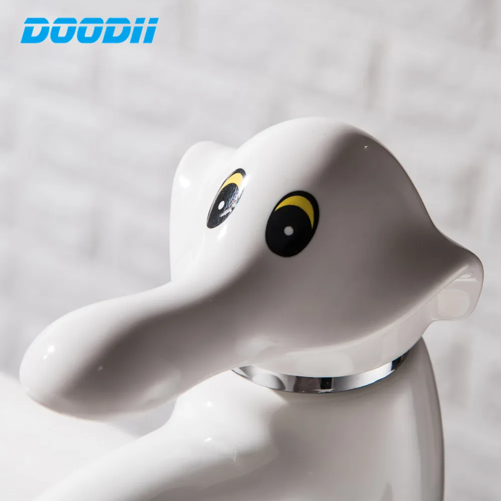 Doodii новые Ванная комната смеситель прекрасные дети одной ручкой горячей и
