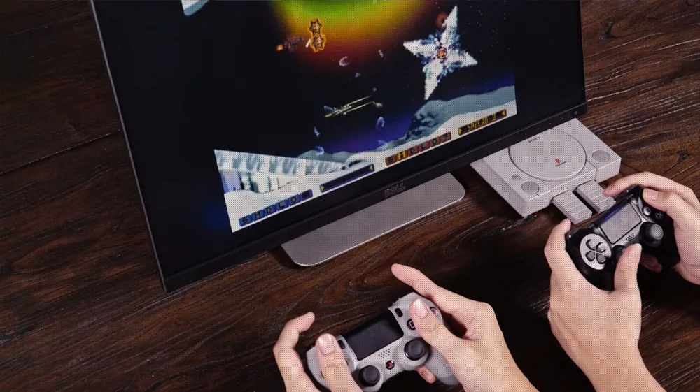 8-битный USB беспроводной Bluetooth адаптер 2021 приемник для Nintendo Switch klassiche Konsole PS1 Mini PS4 PS5