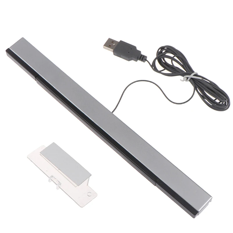 

Hot sale Game accessories Wii Sensor Bar Wired Receivers IR Signal Ray USB Plug Replacement for Nitendo Remote