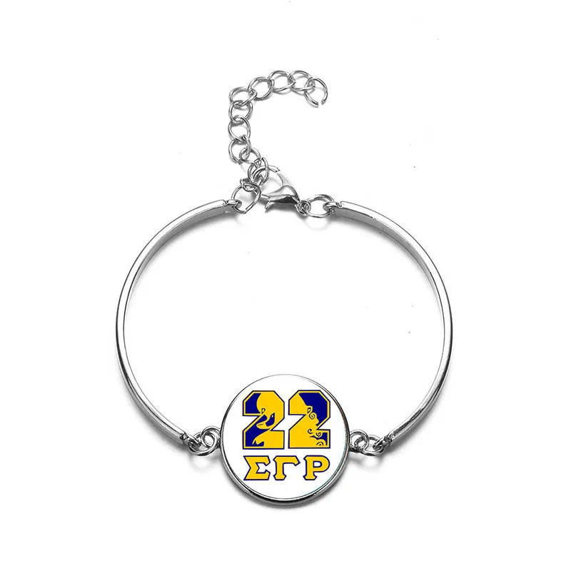 Классические браслеты BTWGL летняя фотография стеклянная подвеска Sigma Gamma Rho Sorority