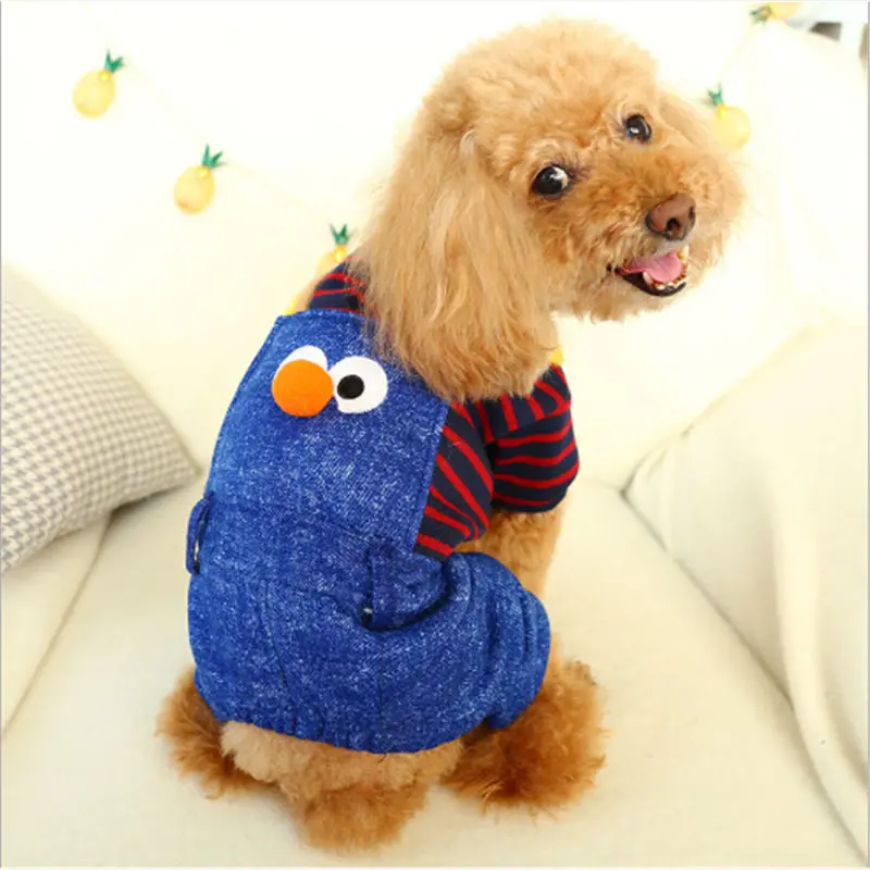 Теплые осенние костюмы для собак Домашние животные кошки собаки одежда Чихуахуа
