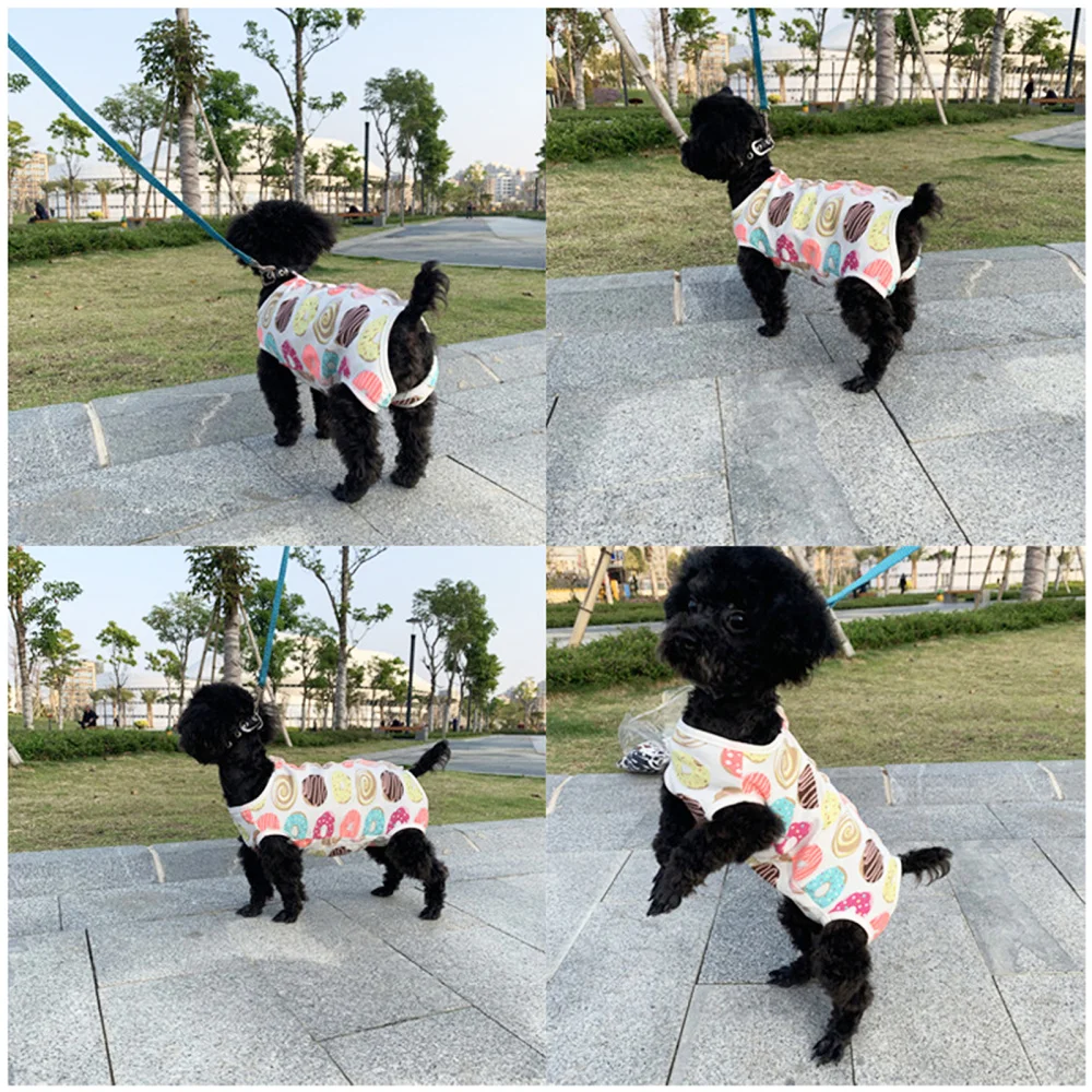 

Pet Doughnut After Surgery Recovery Suit Pet Dog Abdominal Wounds Bandage