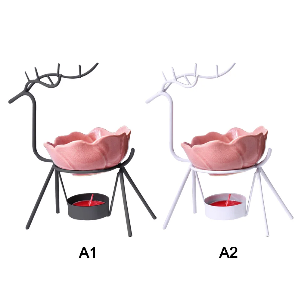 Креативная масляная горелка из нержавеющей стали в виде оленя искусственная