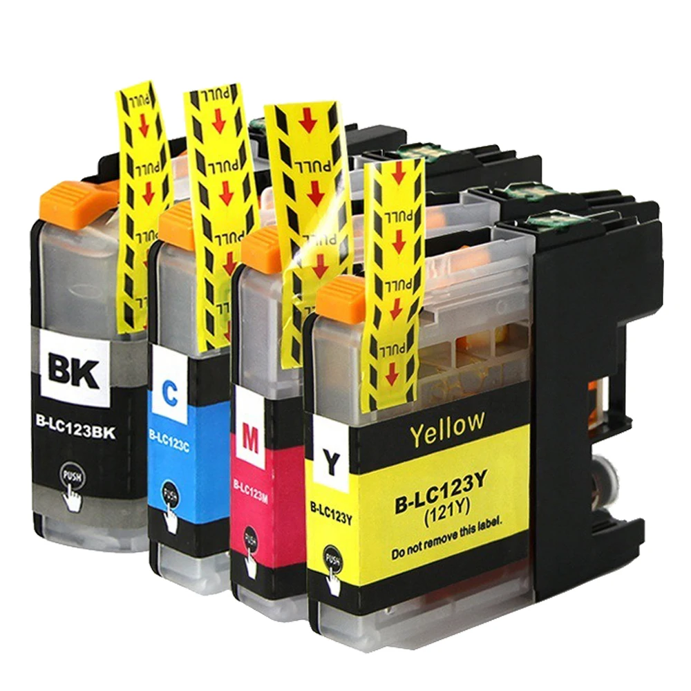 

LC121 LC123 XL чернильный картридж для принтера Brother MFC J870DW J4410DW MFC-J4510DW J4710DW J6520DW MFC-J4610DW J6920