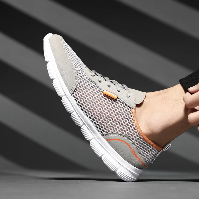 

Men Shoes Summer Soft Lazy Shoes Breathable Lightweight Mesh Casual Shoes Men Sneakers Tenis Masculino Zapatillas Hombre