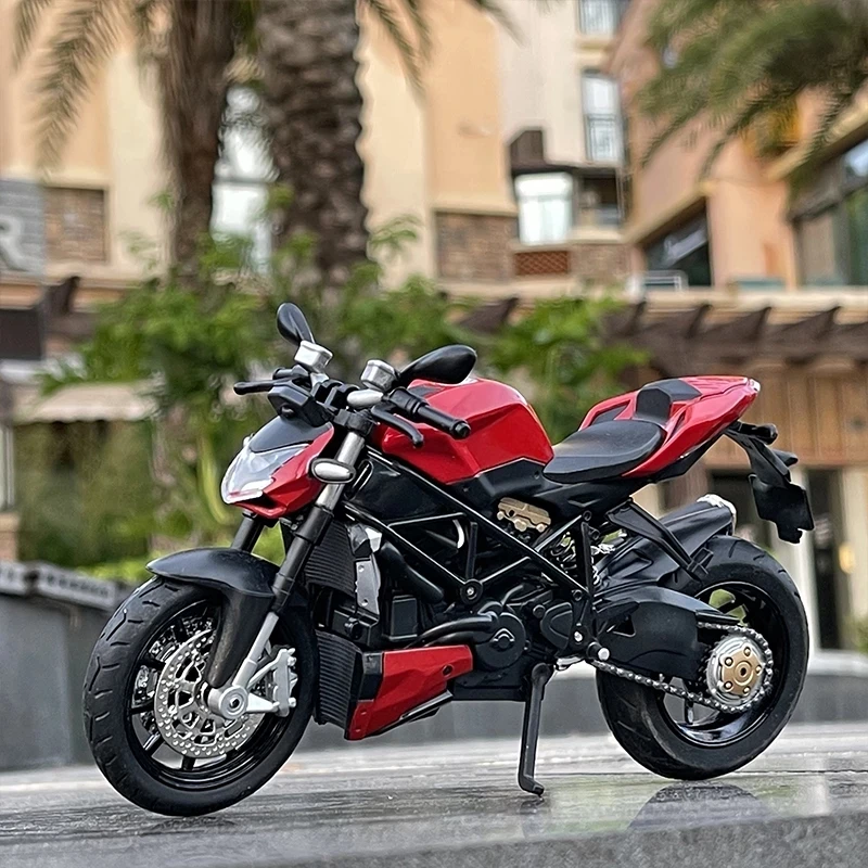 Литые гоночные мини-модели из сплава Ducati-Streetfighter 1:12 коллекционные подарки