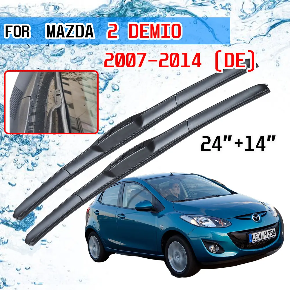 Щетки стеклоочистителя для Mazda 2 Demio 2007 2008 2009 2010 2011 2012 2013 2014 DE автомобильные