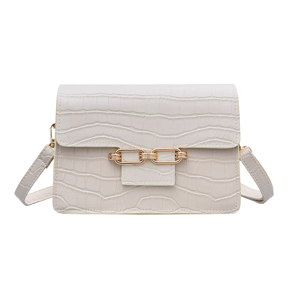 

Youth Ladies Simple Versatile Bag Fashion Shoulder Commuter Bags Women Solid PU Stone Envelope Messenger Handbags