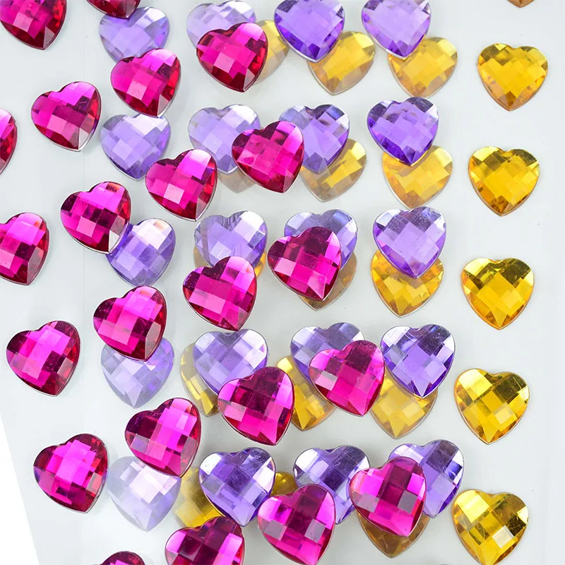 

3D Shining LOVE Diamond Stickers Beautiful Sticker Toys Children On Scrapbook Phone Laptop Gifts Cute Stationary Gifts