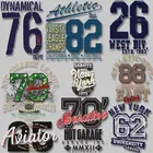 Спортивная стильная виниловая наклейка со специальным номером для одежды, стирающаяся Термотрансферная наклейка, простота использования, прочные и не выцветающие наклейки