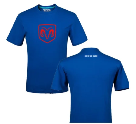 

Creative design for Dodge logo t shirt solid color cotton T Shirt Men's New Arrival Style Short Sleeve Men t-shirt K