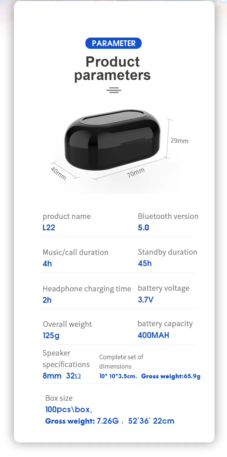 Беспроводные bluetooth-наушники Erilles водонепроницаемые стерео звуковые игровые