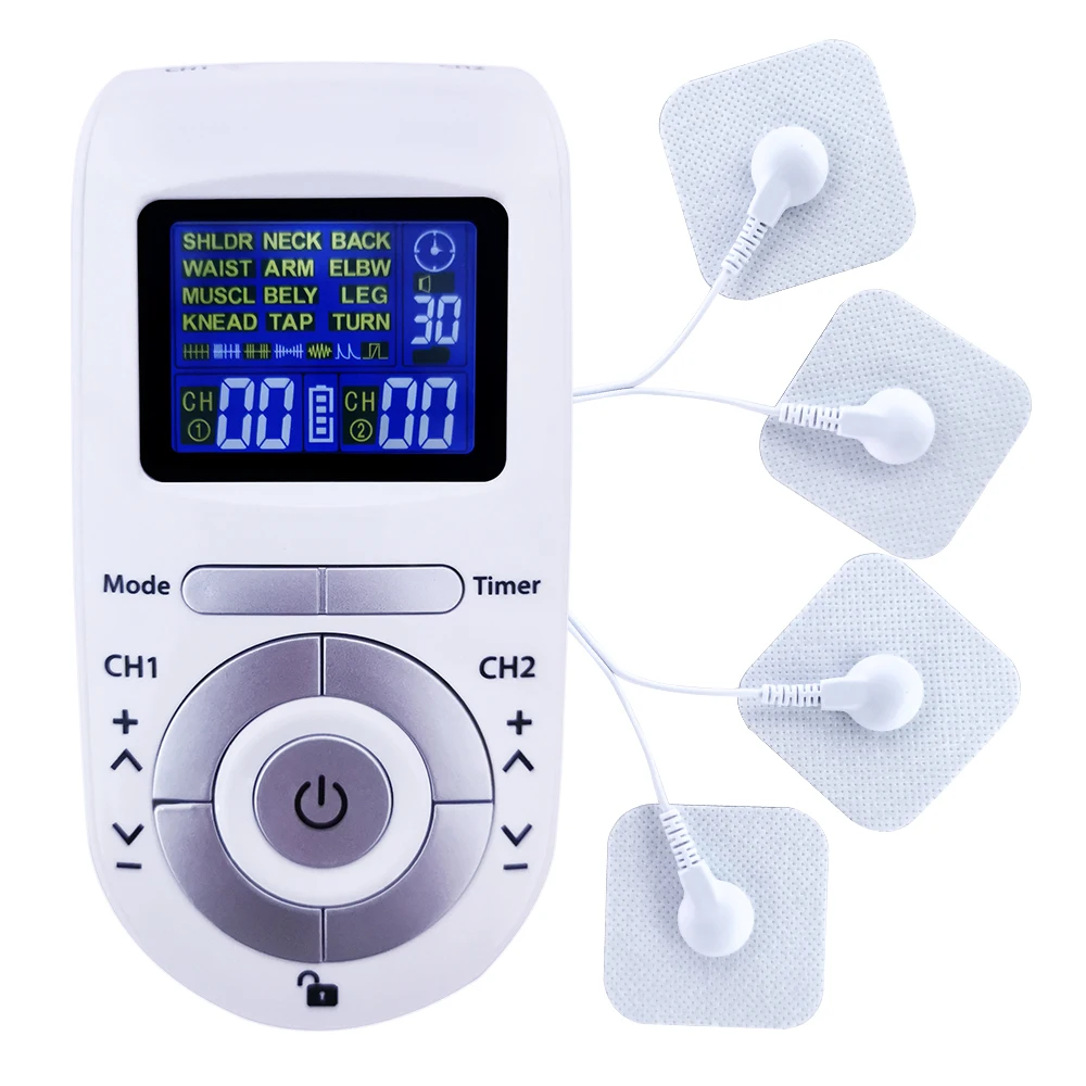 

Tens Machine Massager EMS Electronic Pulse Massager Electrical Nerve Muscle Stimulator Acupuncture Low Frequency Physiotherapy