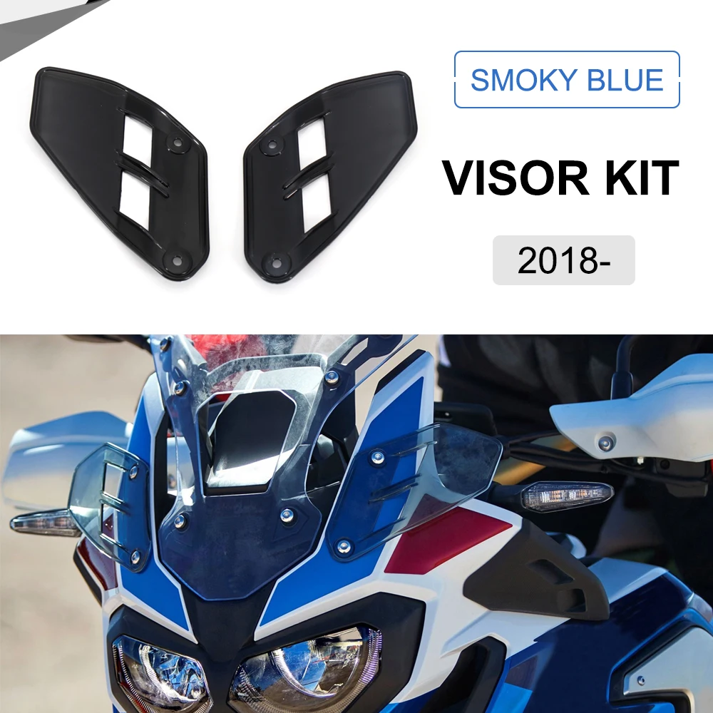 

Upper Wind Deflectors Visor Kit 2021 2020 2019 2018 New Motorcycle CRF 1000 L For Honda CRF1000L Africa Twin Adventure Sports