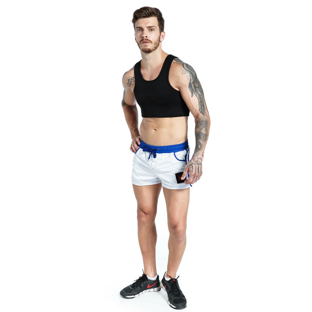 Мужской жилет для баскетбола футбола тренировок черный летний бега фитнеса