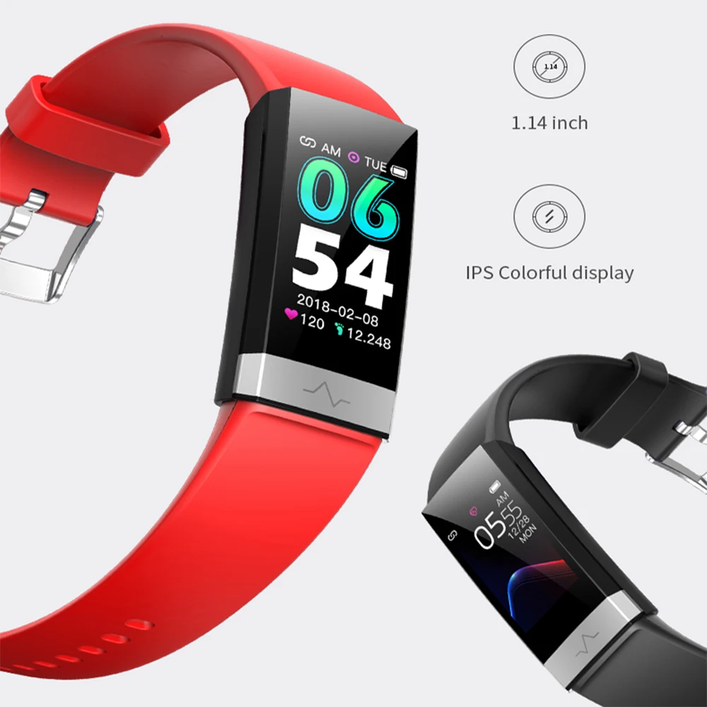 

ECG PPG Smart Band Watch Women Reloj Hombre Heart Rate Blood Pressure Oxygen Smart Bracelet IP68 Waterproof Sport Fitness Band