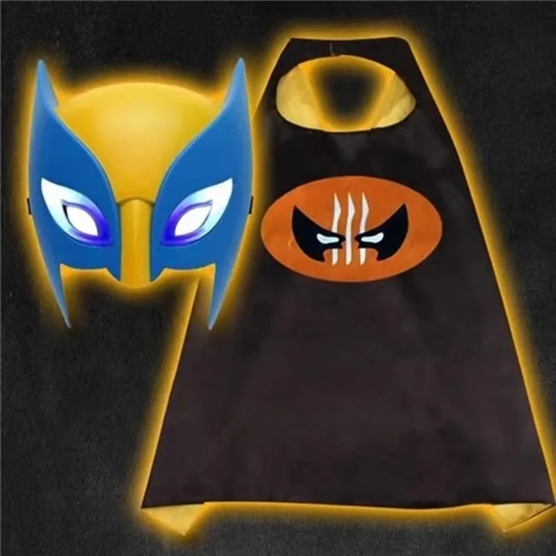 Накидка X-Men с изображением Росомахи носимая маска-плащ для игрушки детей оружие
