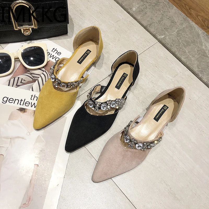 2019 fashion Glitter Shoes Women Bling Rhinestone Sandals Luxury Brand pointed Toe Woman pumps | Обувь