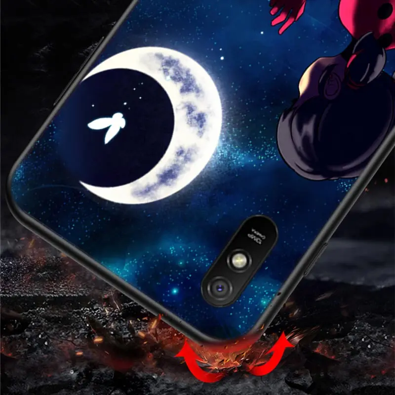 

Cute Lady-bugs Girl For Xiaomi Redmi 9 9C 9A 9I 9T 10X 8A 8 7A 7 6A 6 5 S2 Y3 Y2 GO K20 Pro Prime Black Phone Case