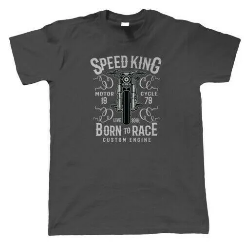 

Speed King Mens T-Shirt - Motorbikes Gift Him Dad