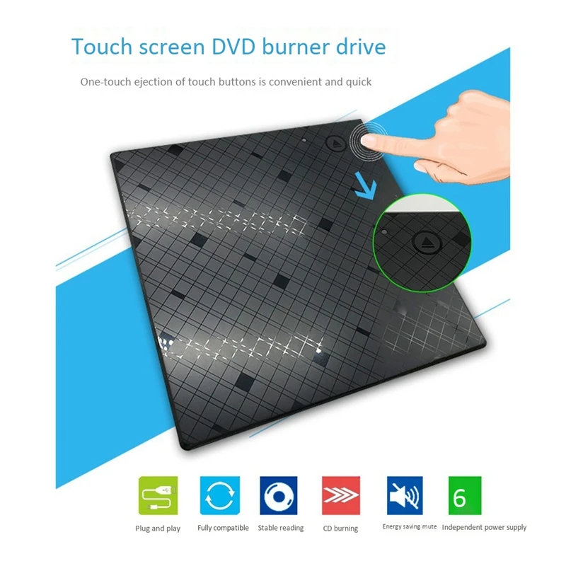 USB 3 0 CD DVD плеер внешний привод ультратонкий энергосберегающий для IMAC ноутбука Mac