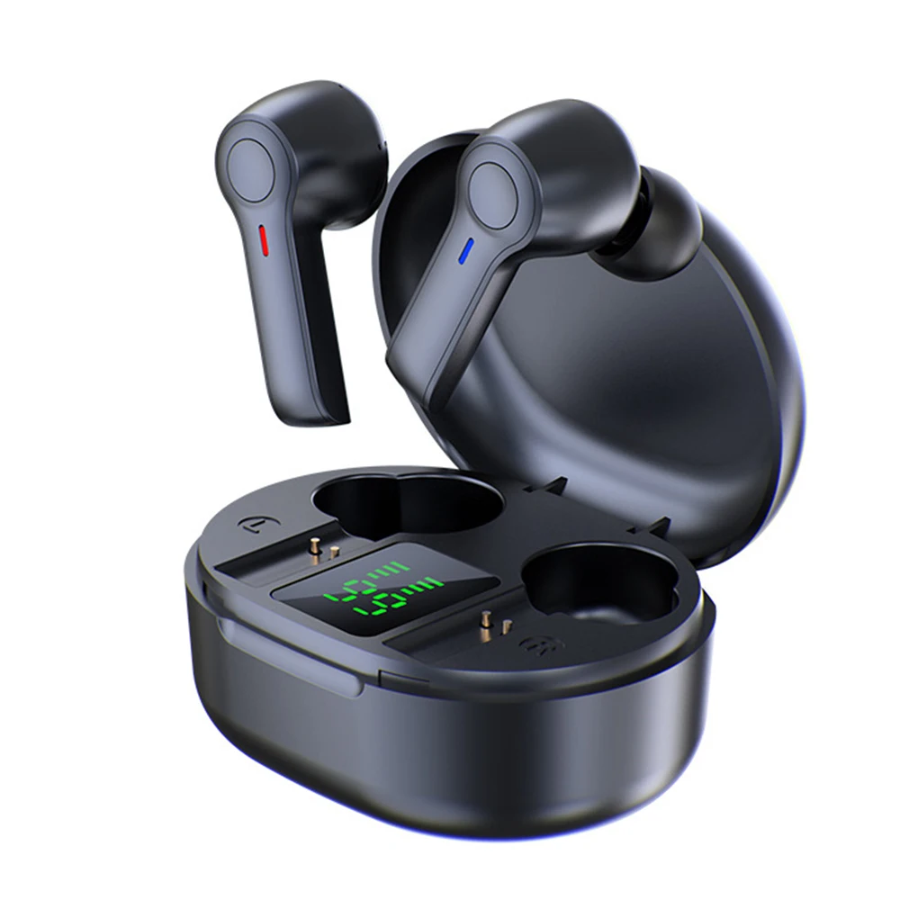 

1 Pair Bluetooth 5.0 Wireless Earphone for Xiaomi Samsung Waterproof Rechargeable Earphone Wireless Headset with Charging Case