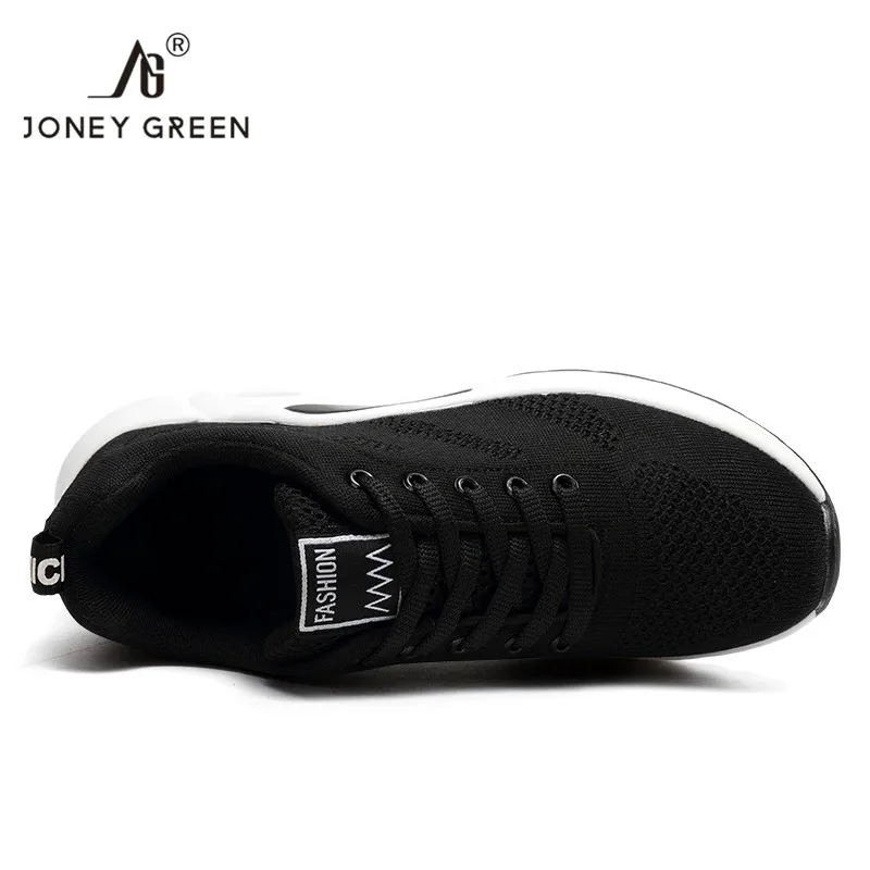 Женские кроссовки на платформе дышащие легкая спортивная обувь для бега|Женские