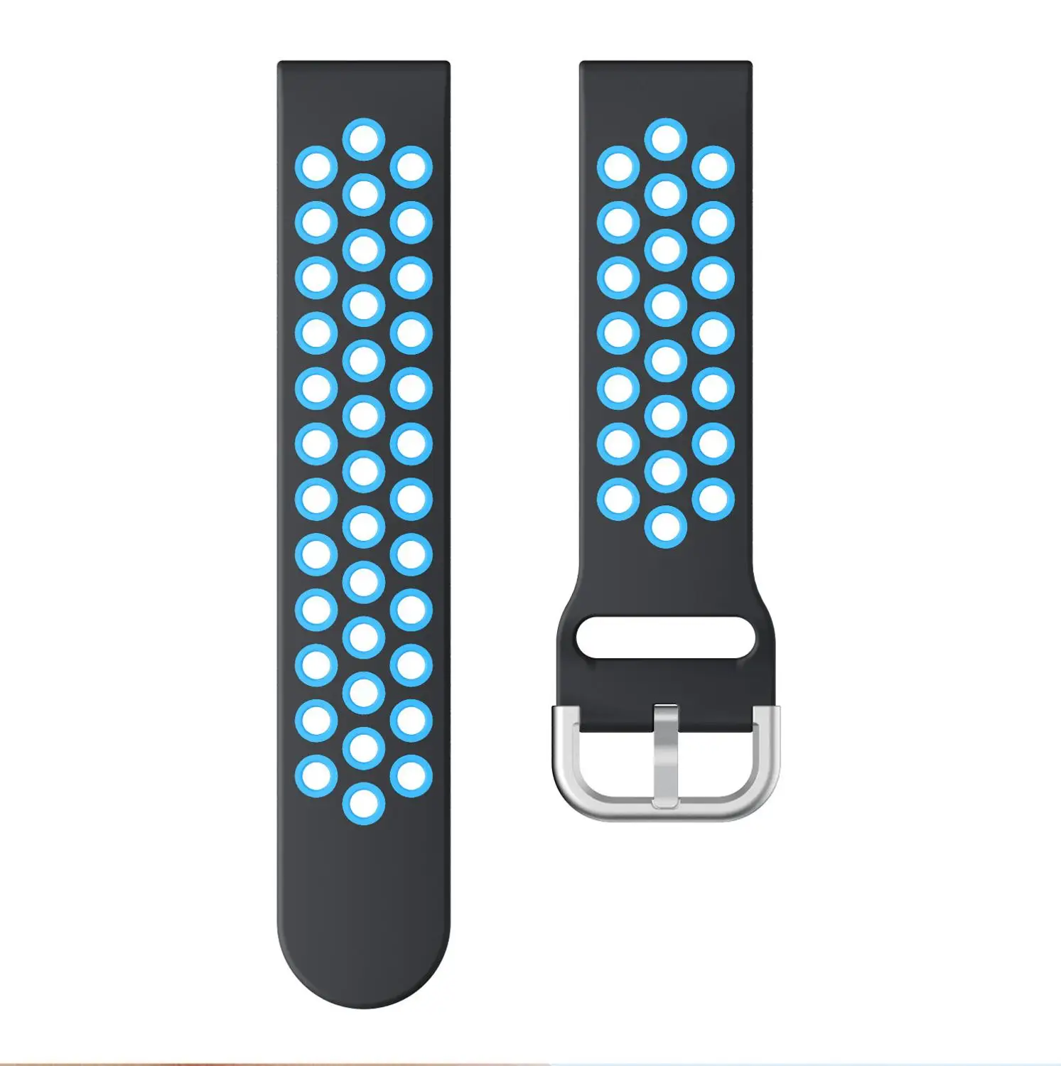 22 мм силиконовый ремешок для fitbit Versa/Versa 2 Классический быстросъемный Браслет Fitbit