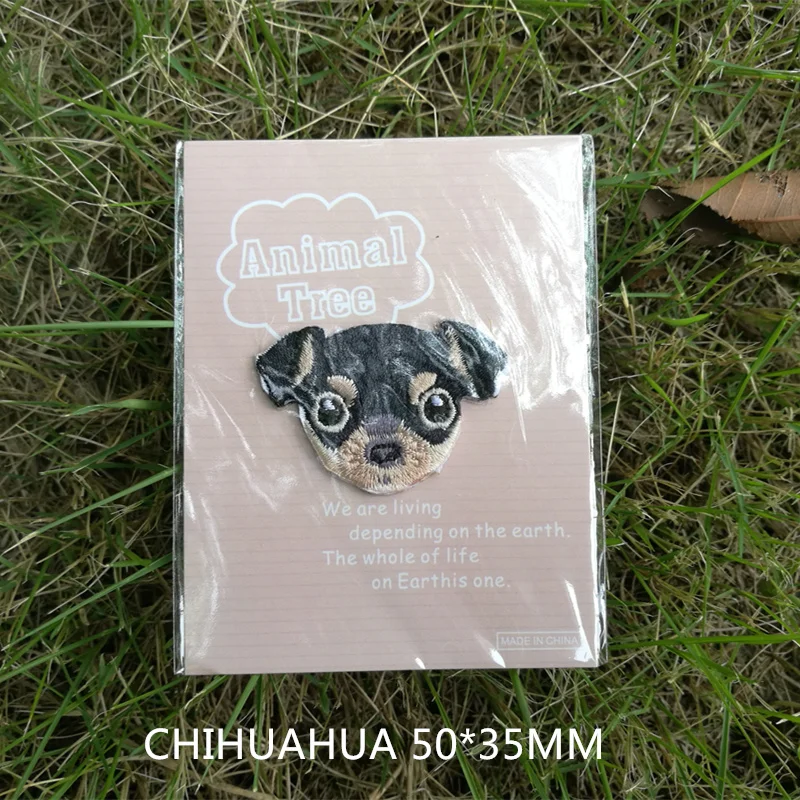 1 рисунок вышивка патч мультфильм детская одежда декоративная задняя Прорезиненная Ткань прилипающая собака пальто футболка свитер декоративный p