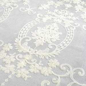Роскошные белые хлопковые льняные шторы Melunmhom Europe, ткань, тюль для спальни, вышитые прозрачные оконные шторы для гостиной k